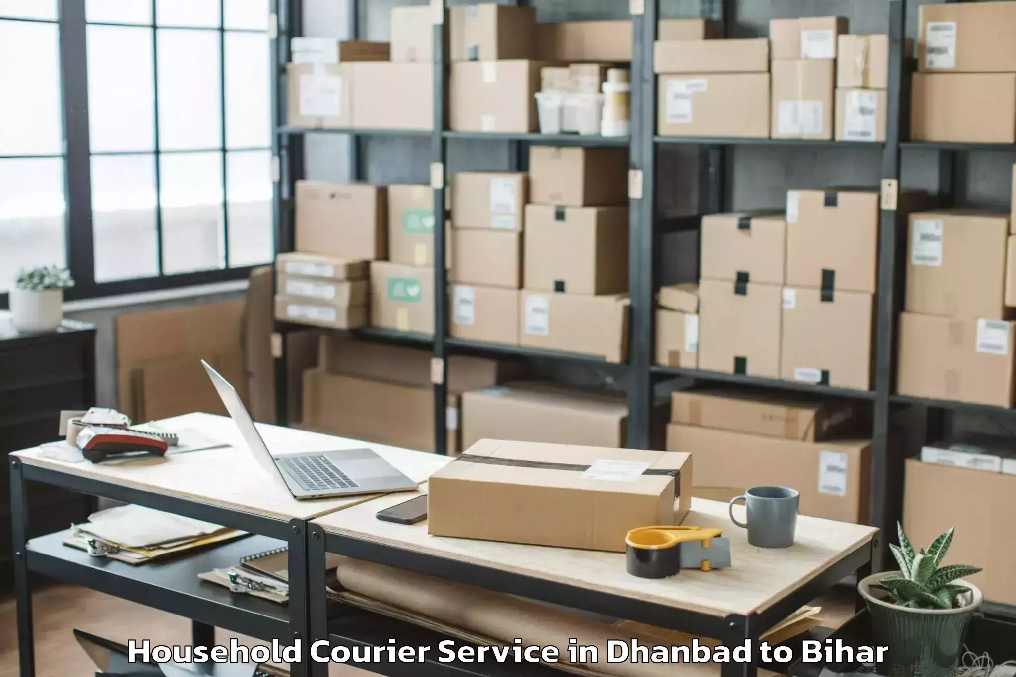 Quality Dhanbad to Monghyr Household Courier